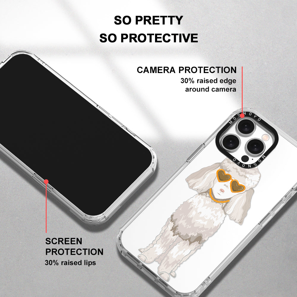 Poodle Phone Case - iPhone 15 Pro Max Case - MOSNOVO