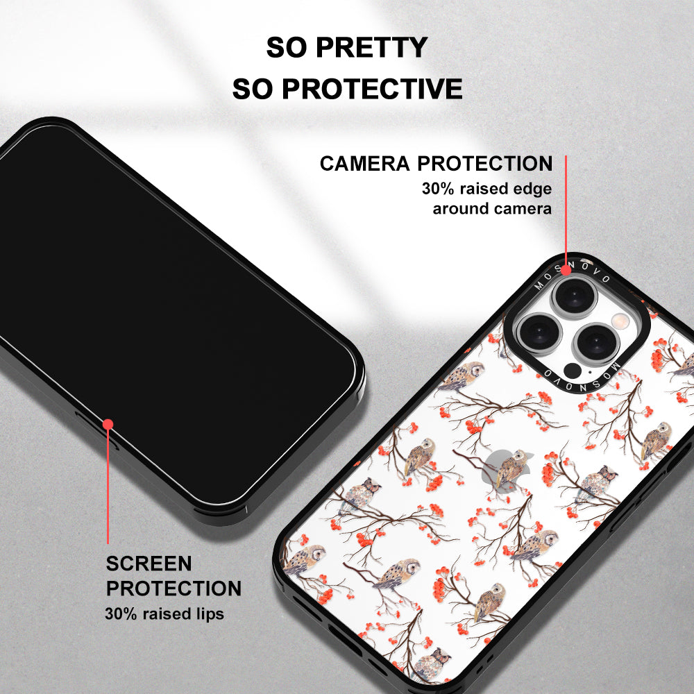 Owl Phone Case - iPhone 15 Pro Max Case - MOSNOVO