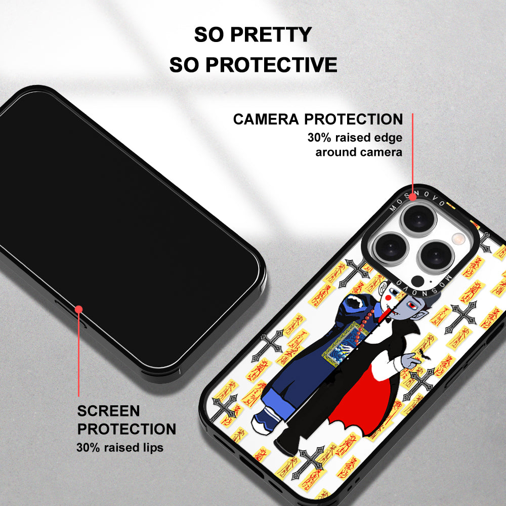 Vampire Vs Jiangshi Phone Case - iPhone 15 Pro Case - MOSNOVO