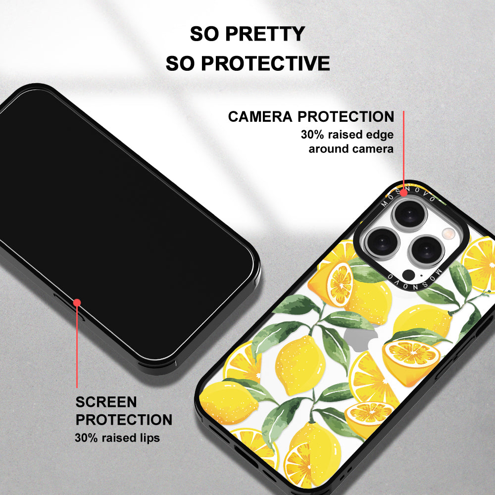 Lemon Phone Case - iPhone 15 Pro Case - MOSNOVO