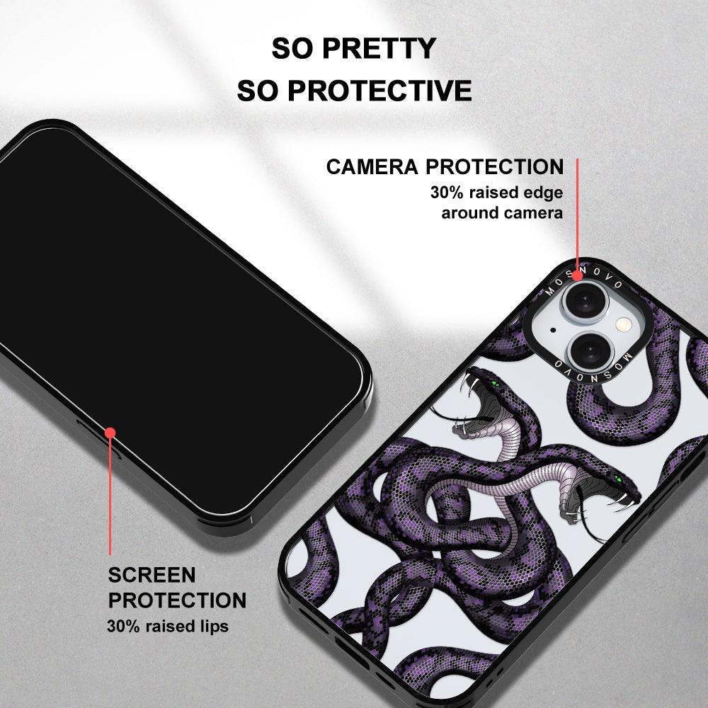 Mystery Snake Phone Case - iPhone 15 Plus Case - MOSNOVO