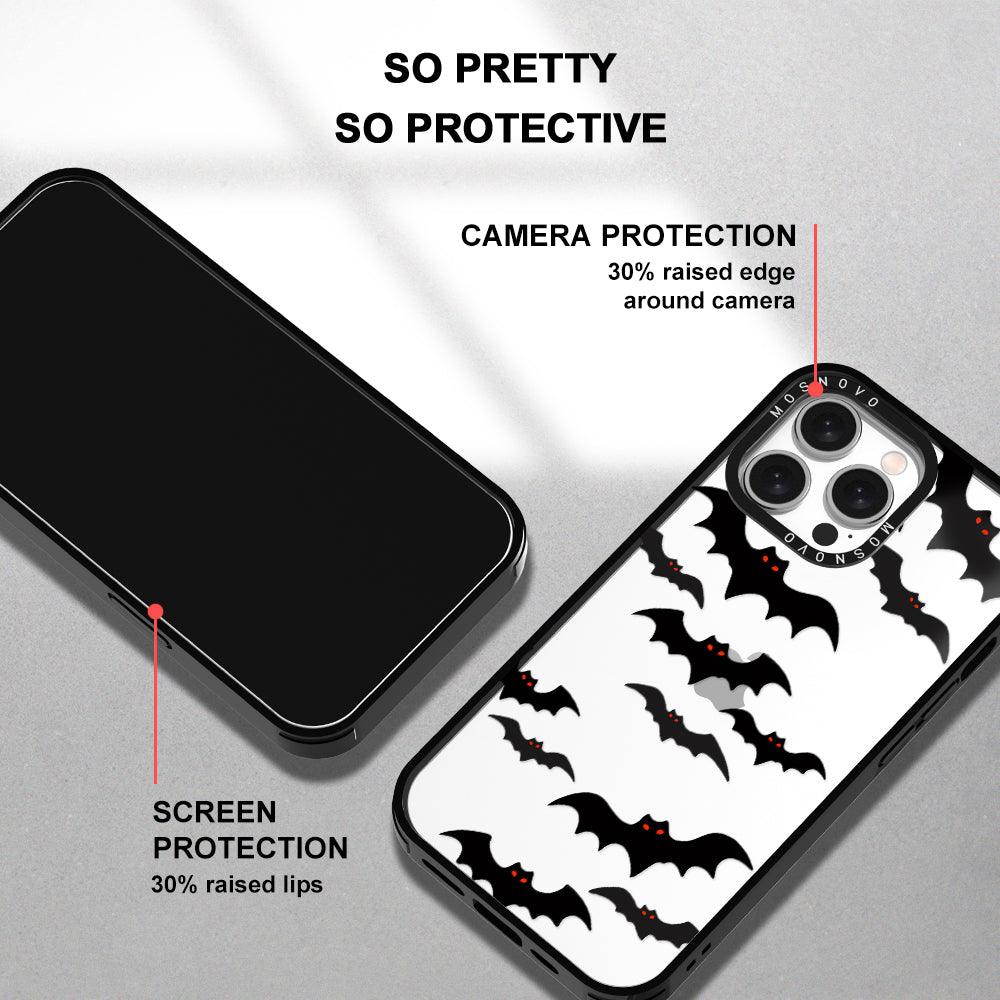 Evil Bat Phone Case - iPhone 15 Pro Max Case - MOSNOVO