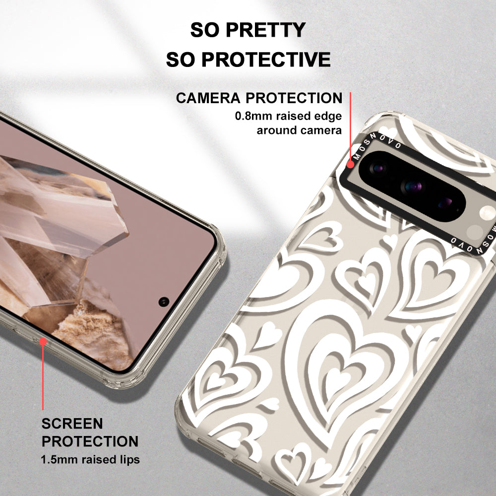 Twist Heart Phone Case - Google Pixel 8 Pro Case - MOSNOVO