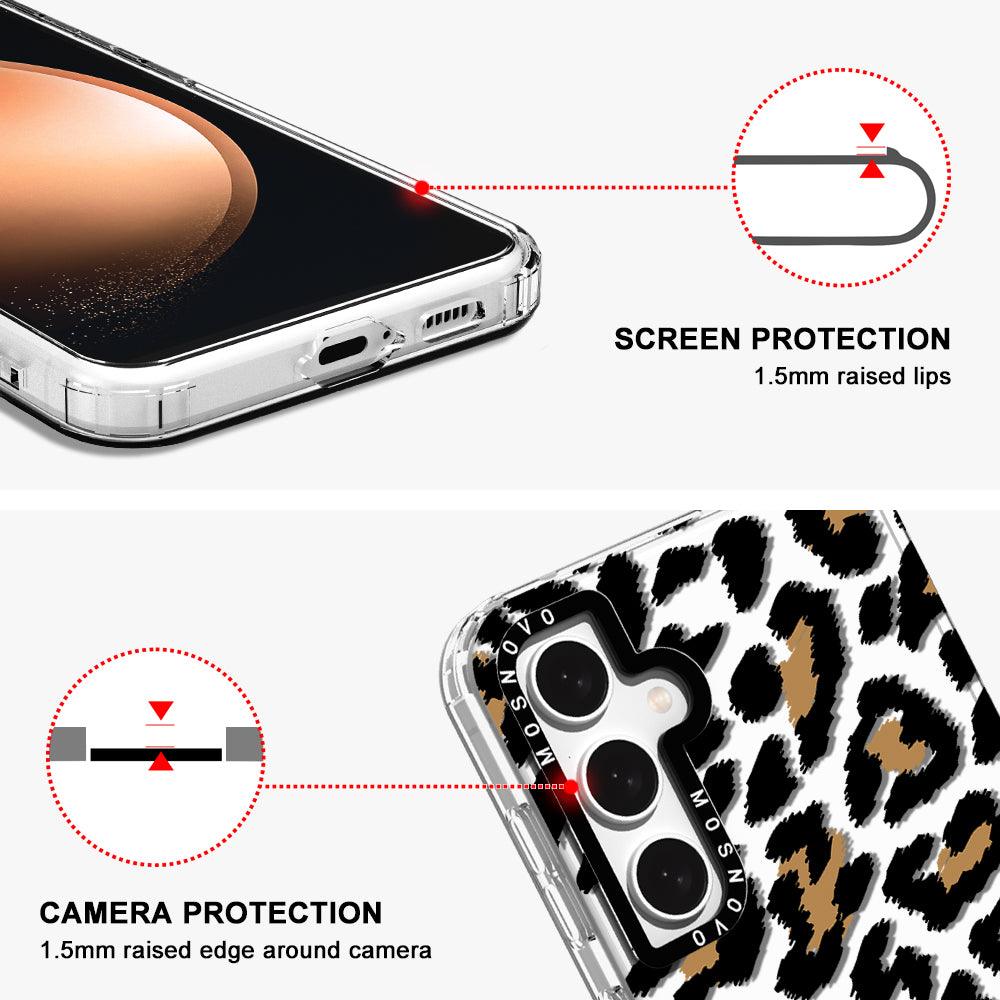 Leopard Print Phone Case - Samsung Galaxy S23 FE Case