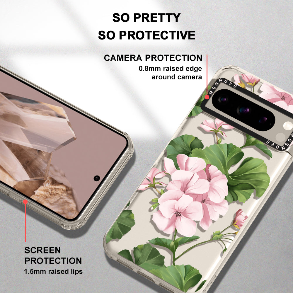 Geranium Phone Case - Google Pixel 8 Pro Case - MOSNOVO