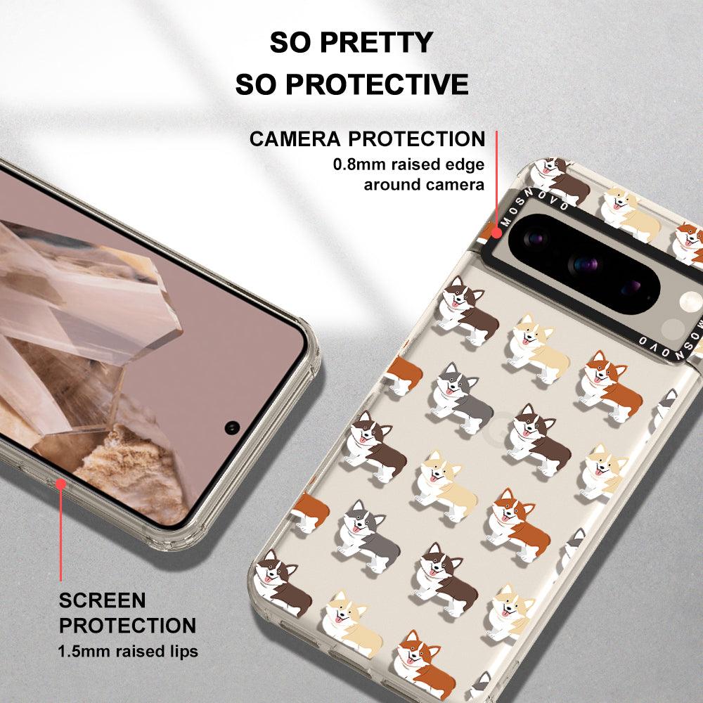 Cute Corgi Phone Case - Google Pixel 8 Pro Case - MOSNOVO