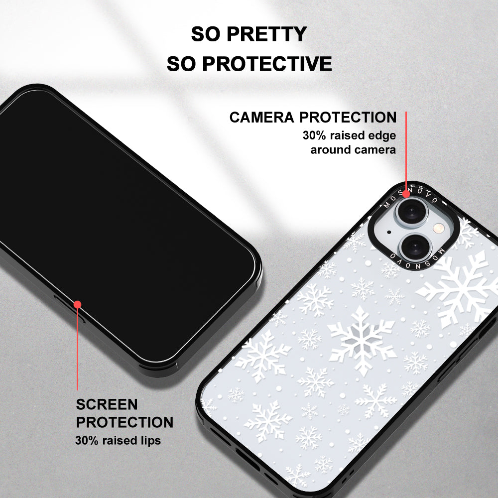 Snowflake Phone Case - iPhone 15 Plus Case - MOSNOVO