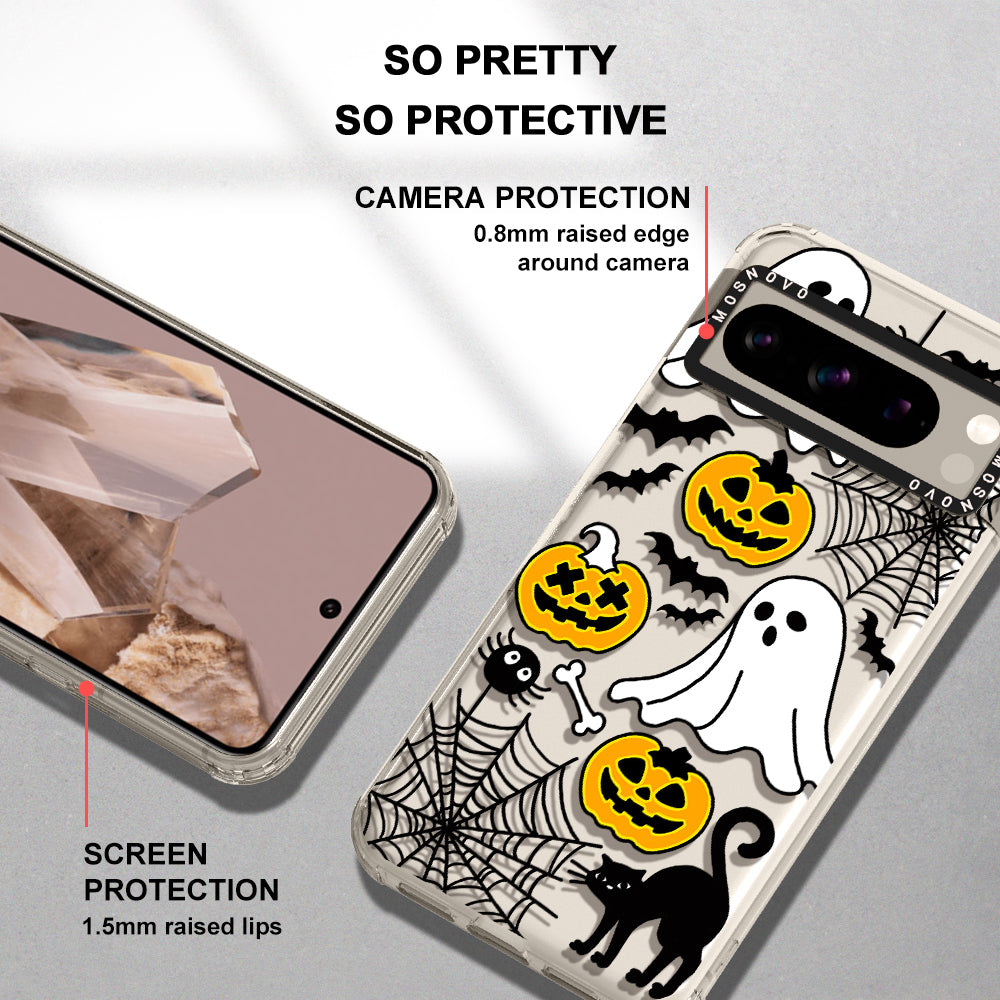 Halloween Pumpkin Phone Case - Google Pixel 8 Pro Case - MOSNOVO