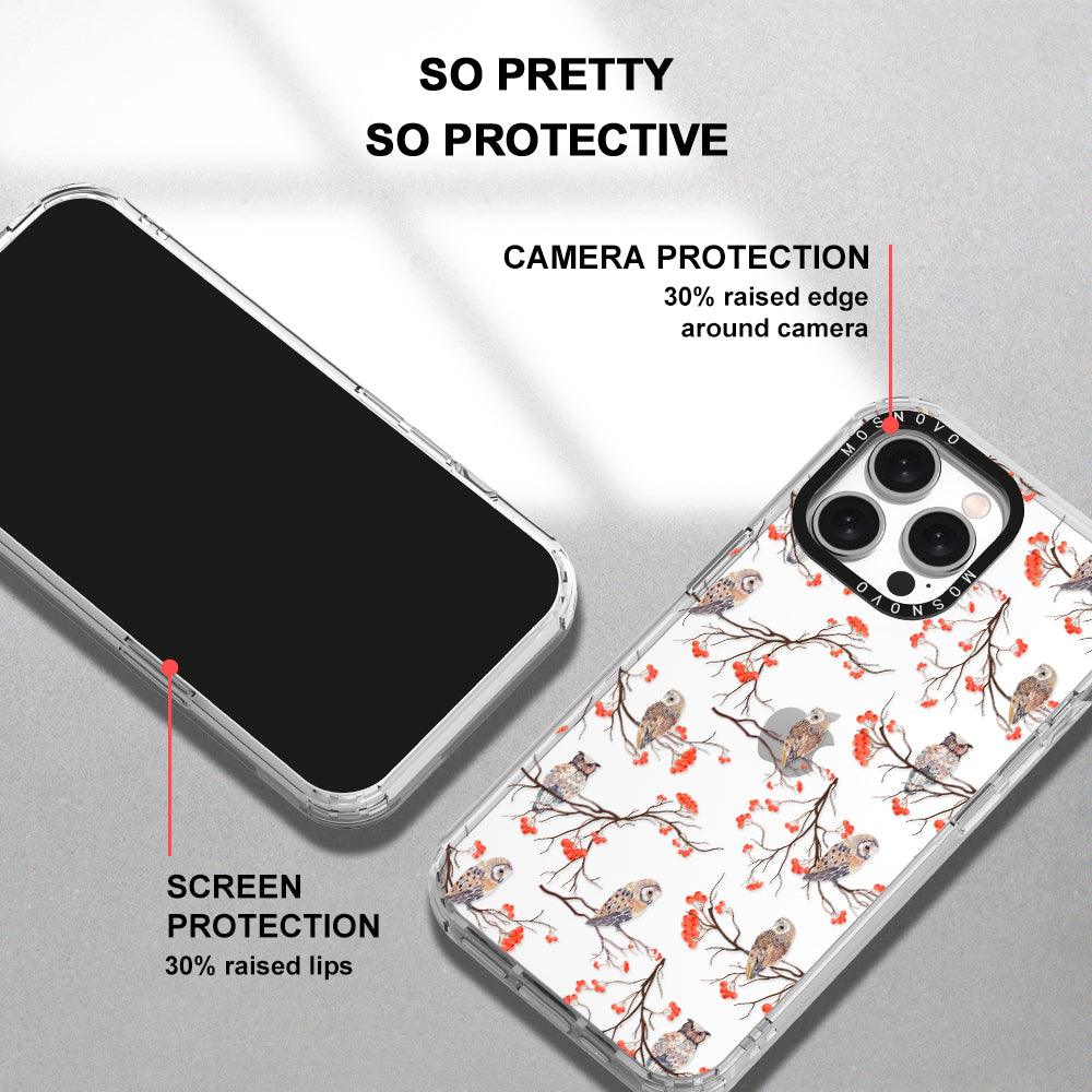 Owl Phone Case - iPhone 15 Pro Max Case - MOSNOVO