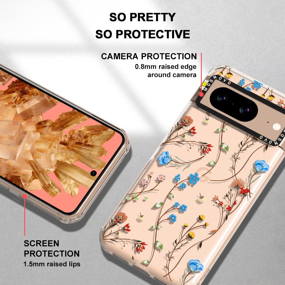 Wildflowers Phone Case - Google Pixel 8 Case - MOSNOVO