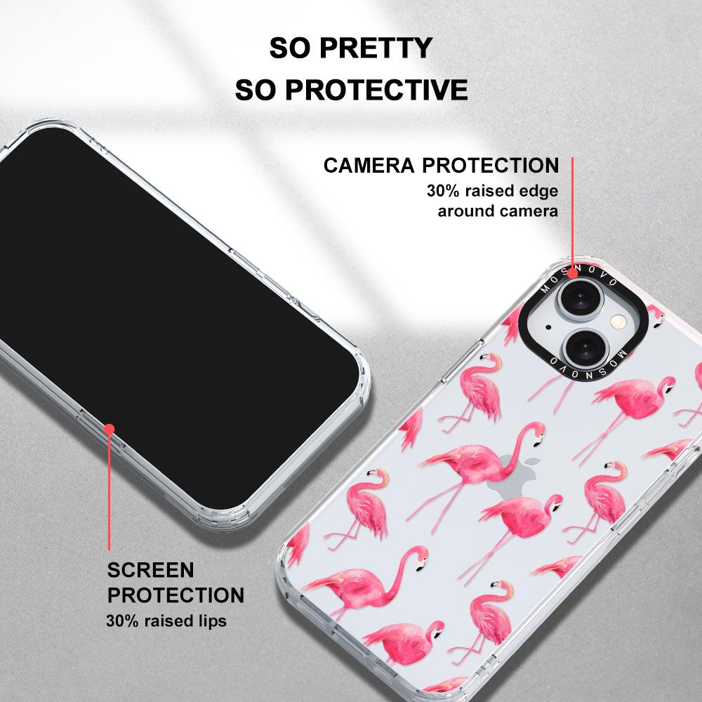 Flamingo Phone Case - iPhone 15 Plus Case - MOSNOVO