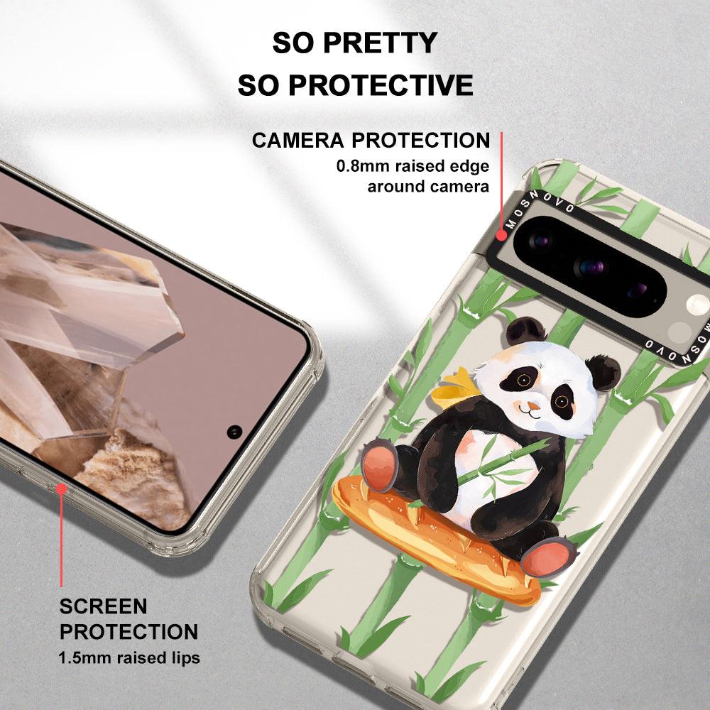 Bamboo Panda Phone Case - Google Pixel 8 Pro Case - MOSNOVO