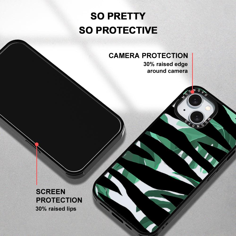 Wild Zebra Phone Case - iPhone 15 Plus Case - MOSNOVO