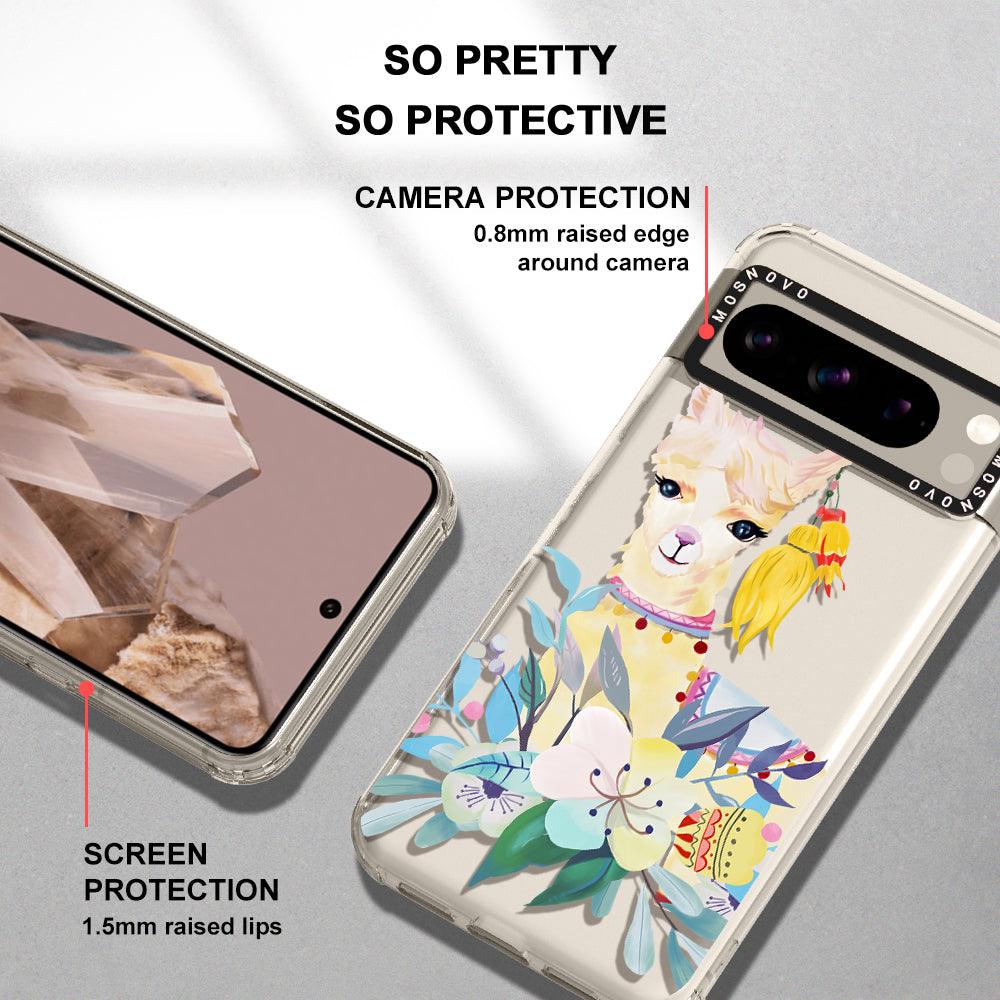 Boho Llama Phone Case - Google Pixel 8 Pro Case - MOSNOVO