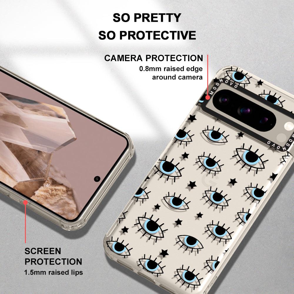 Hippie Eye Phone Case - Google Pixel 8 Pro Case - MOSNOVO