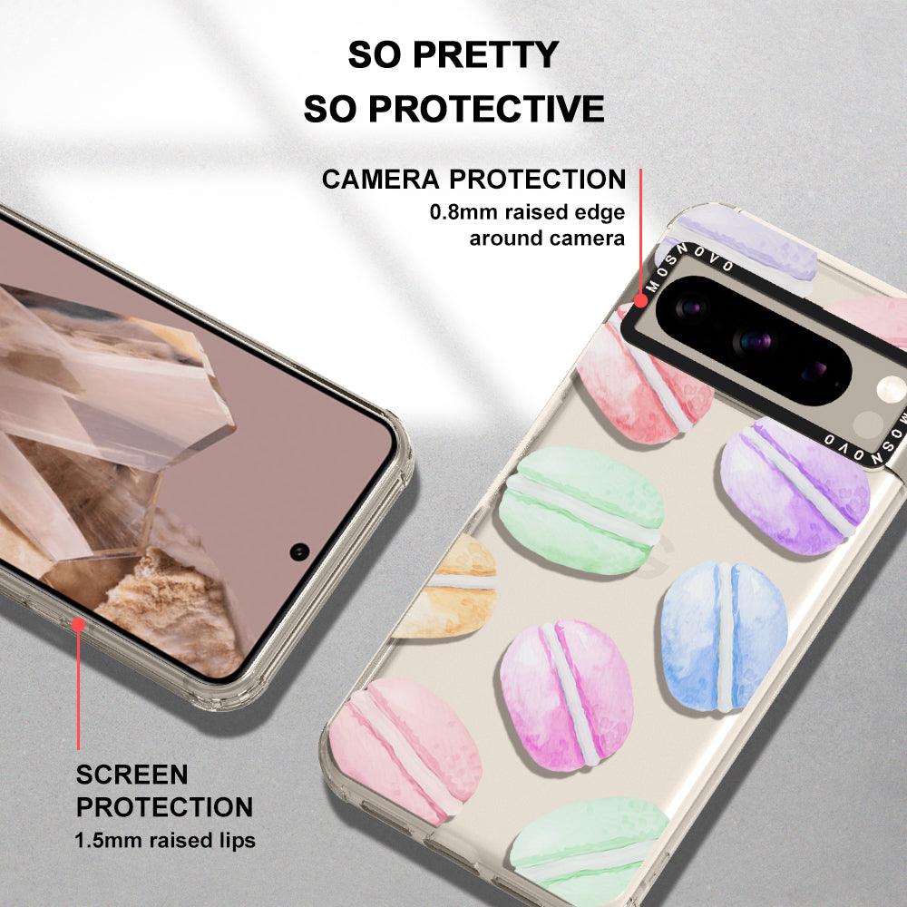 Pastel Macaron Phone Case - Google Pixel 8 Pro Case - MOSNOVO