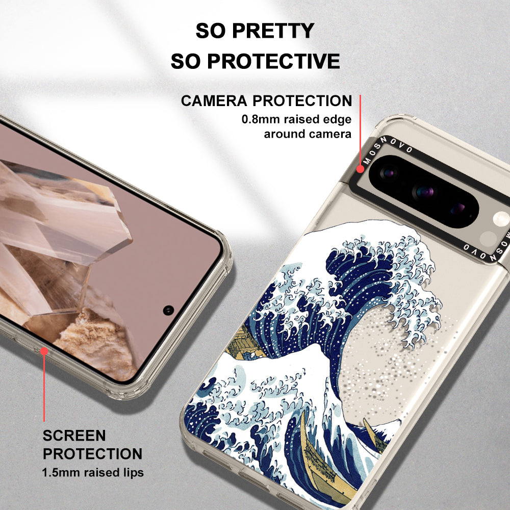 Great Wave Phone Case - Google Pixel 8 Pro Case - MOSNOVO