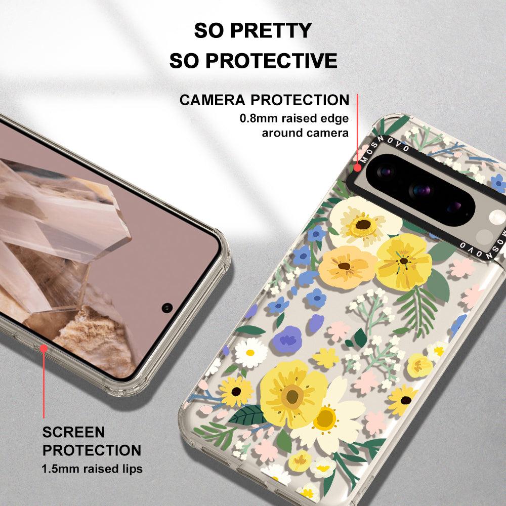 Spring Wild Floral Phone Case - Google Pixel 8 Pro Case - MOSNOVO