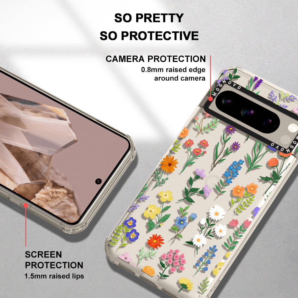 Botanical Floral Phone Case - Google Pixel 8 Pro Case - MOSNOVO