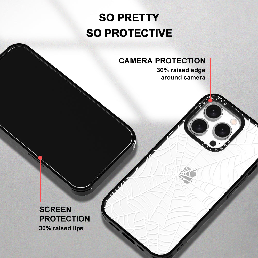 Spider Web Phone Case - iPhone 15 Pro Case - MOSNOVO