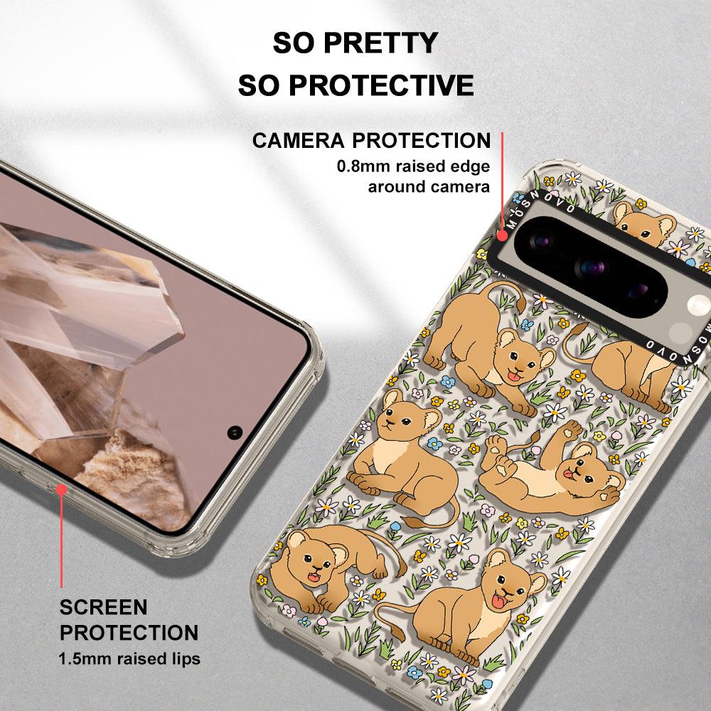 Cute Lion Phone Case - Google Pixel 8 Pro Case - MOSNOVO