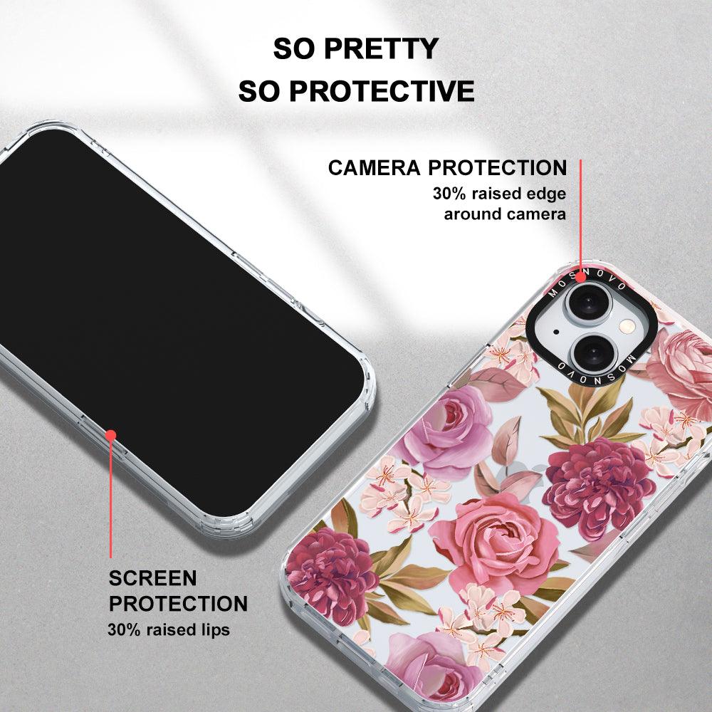 Blossom Flowe Floral Phone Case - iPhone 15 Case - MOSNOVO