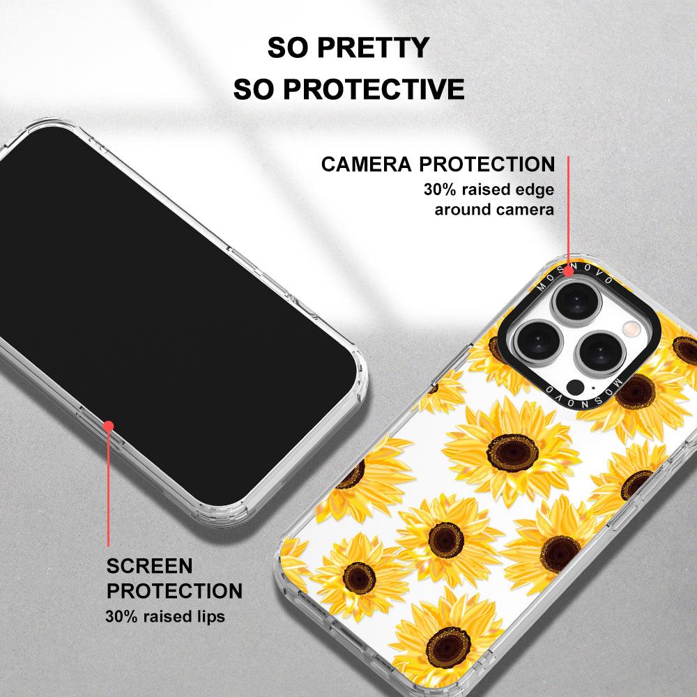 Sunflowers Phone Case - iPhone 15 Pro Case - MOSNOVO