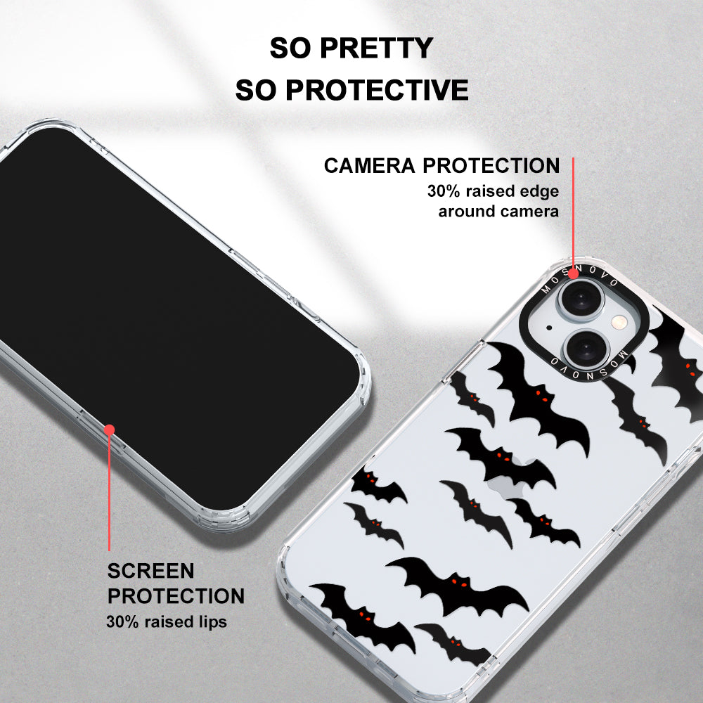 Evil Bat Phone Case - iPhone 15 Plus Case - MOSNOVO