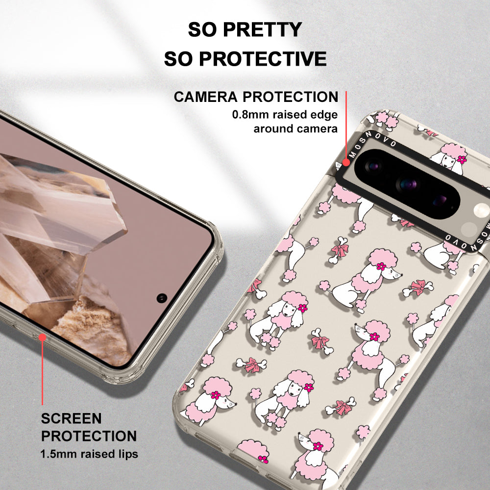 Cute Poodle Phone Case - Google Pixel 8 Pro Case - MOSNOVO