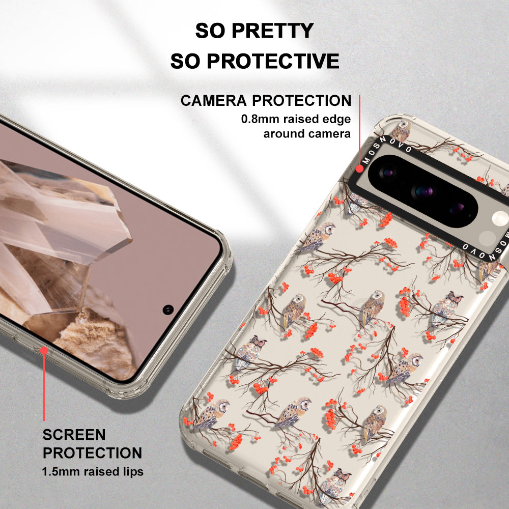 Owl Phone Case - Google Pixel 8 Pro Case - MOSNOVO