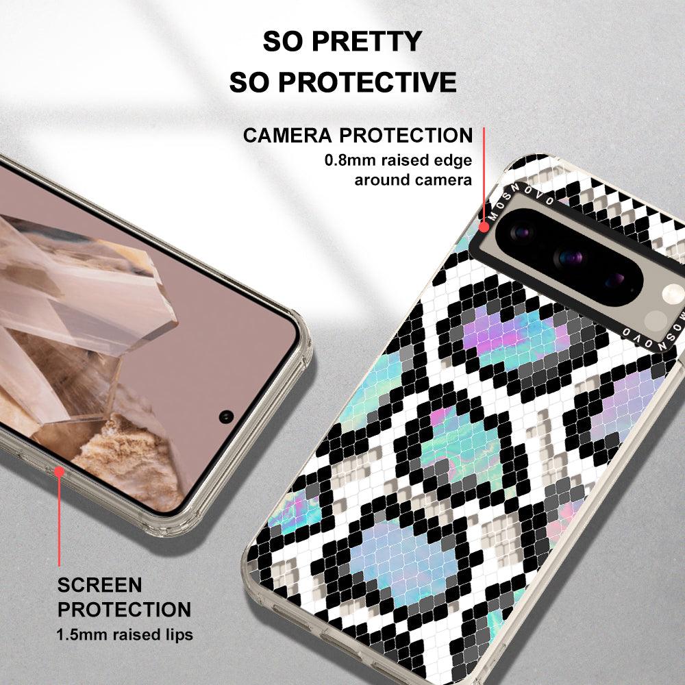 Aurora Snake Print Phone Case - Google Pixel 8 Pro Case - MOSNOVO