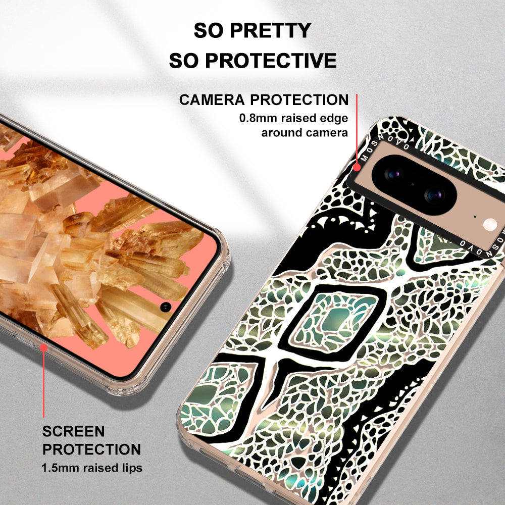 Jade Snake Phone Case - Google Pixel 8 Case - MOSNOVO