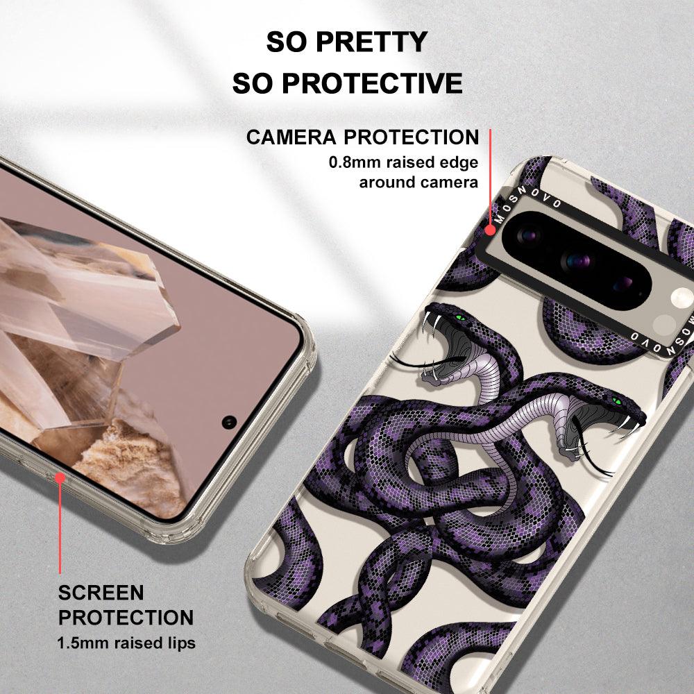 Mystery Snake Phone Case - Google Pixel 8 Pro Case - MOSNOVO