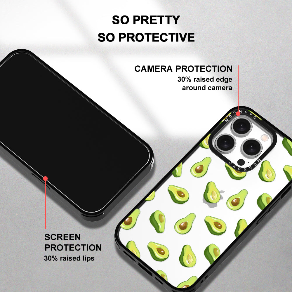 Fleshy Avocado Phone Case - iPhone 15 Pro Case - MOSNOVO