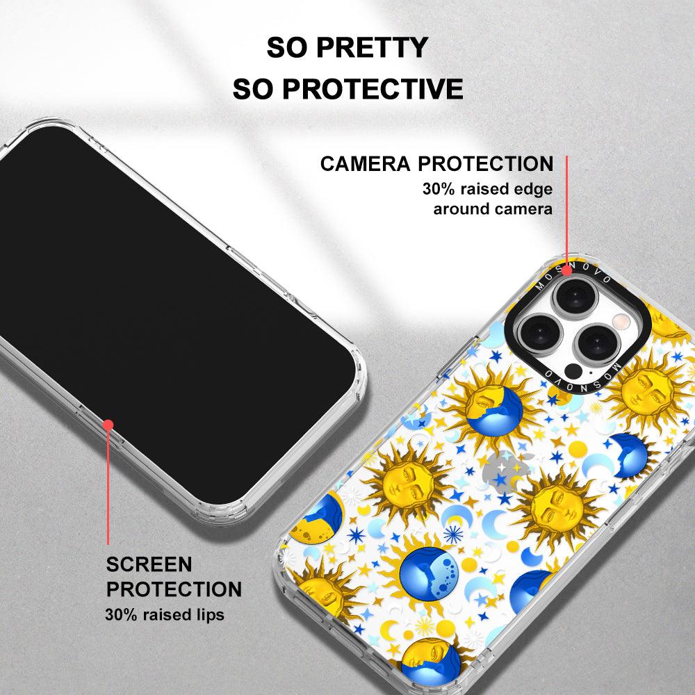 Sun and Moon Phone Case - iPhone 15 Pro Max Case - MOSNOVO