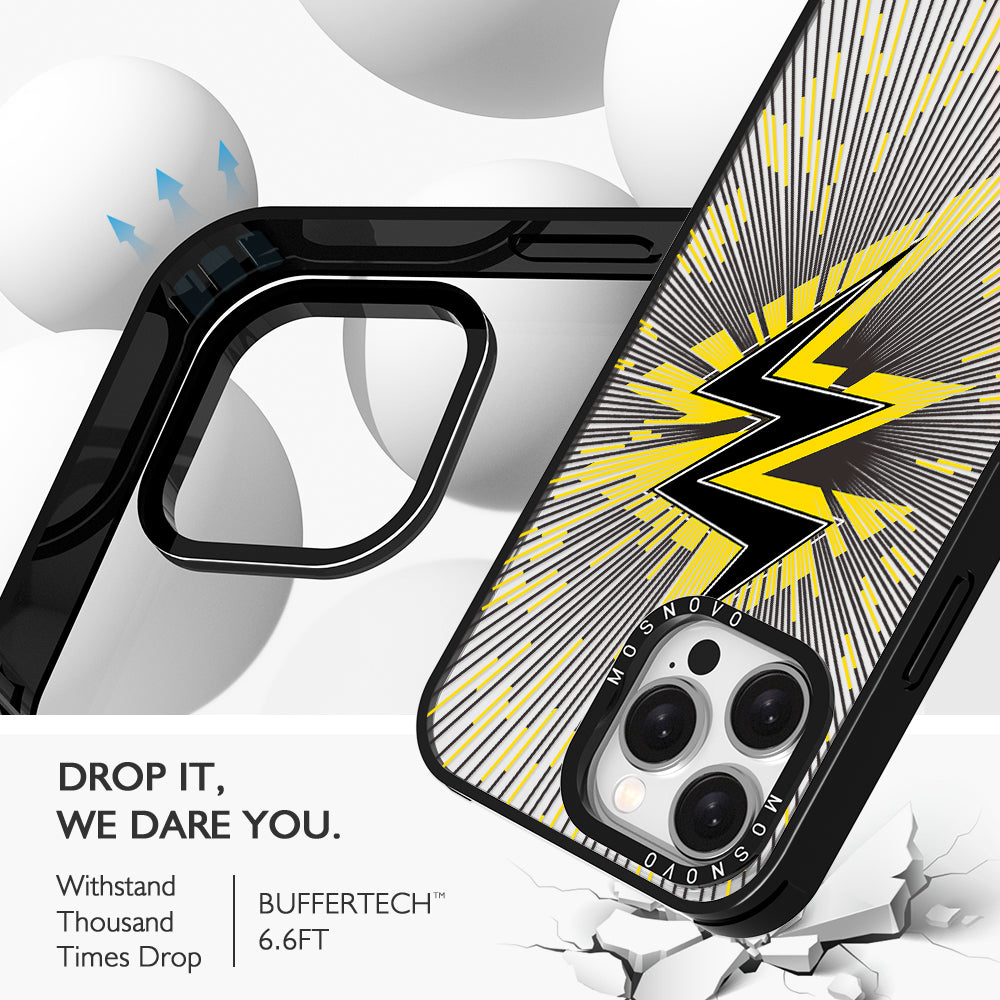 Lightning Bolt Phone Case - iPhone 15 Pro Max Case - MOSNOVO