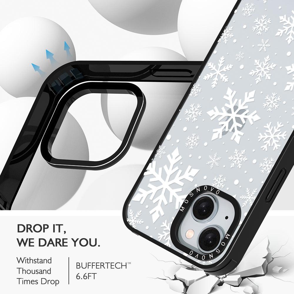 Snowflake Phone Case - iPhone 15 Plus Case - MOSNOVO