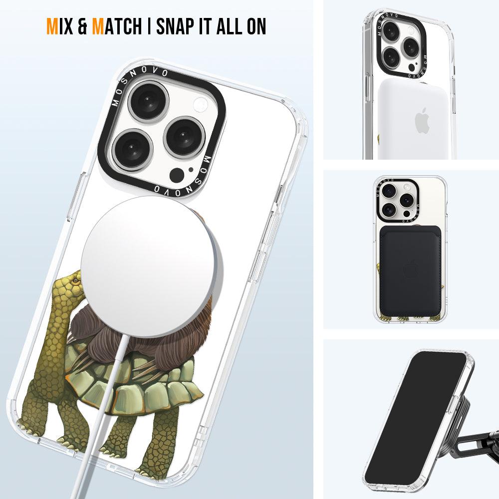 Sloth Turtle Phone Case - iPhone 15 Pro Case - MOSNOVO