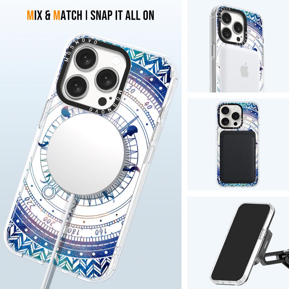 Galaxy Compass Phone Case - iPhone 15 Pro Case - MOSNOVO