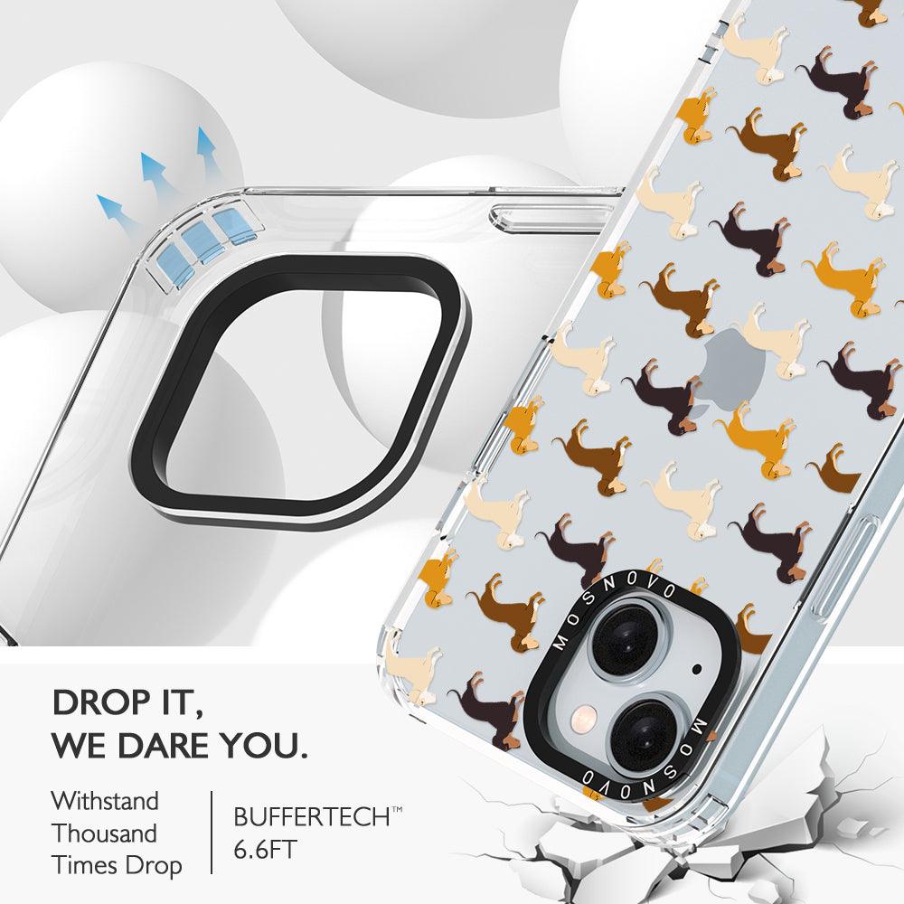 Cute Dachshund Phone Case - iPhone 15 Plus Case - MOSNOVO