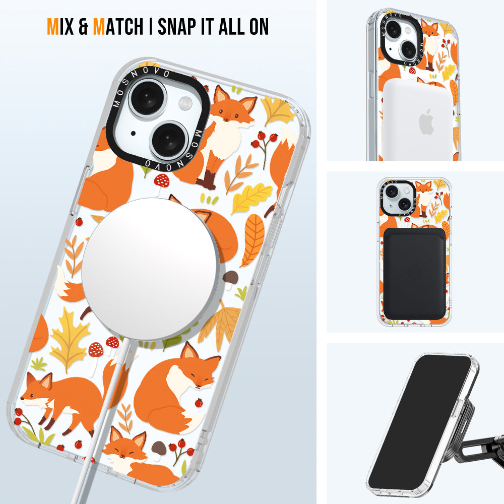 Autumn Fox Phone Case - iPhone 15 Case - MOSNOVO