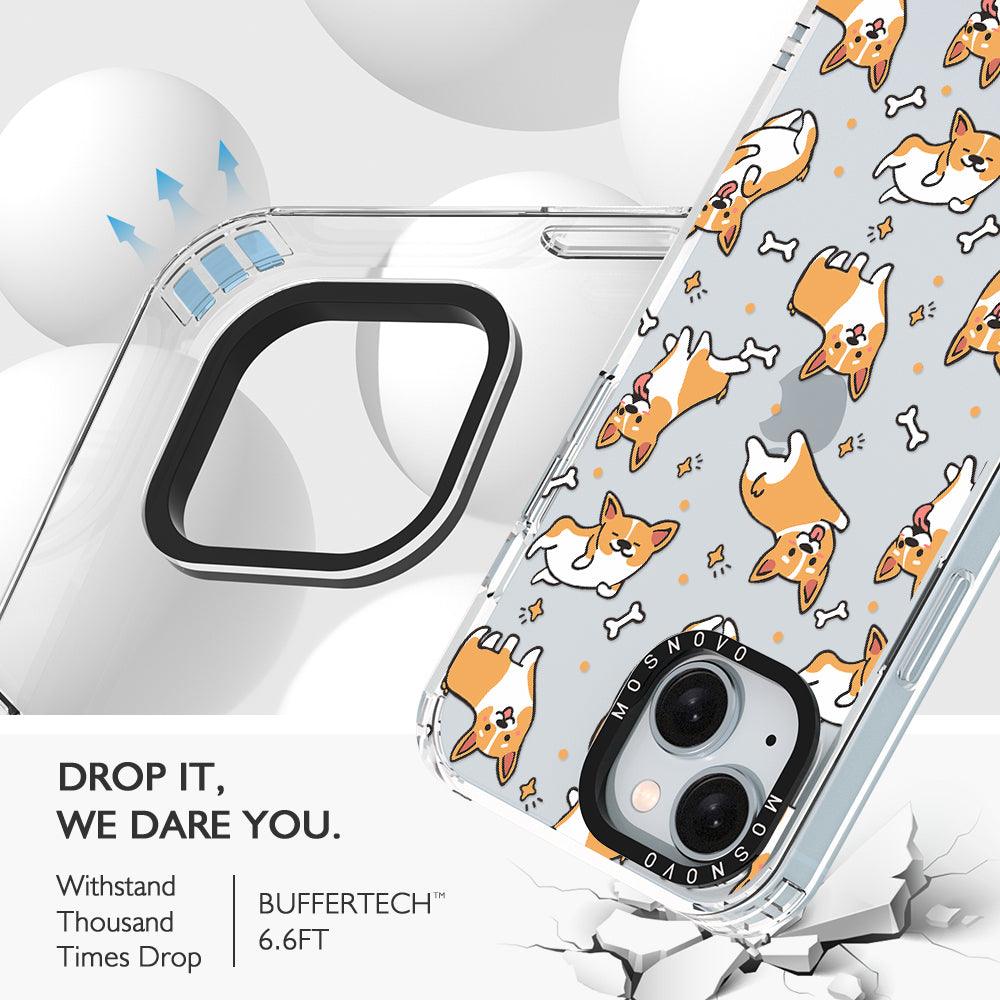 Cute Corgi Phone Case - iPhone 15 Case Clear