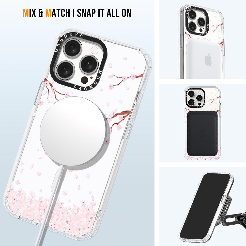 Sakura Phone Case - iPhone 15 Pro Max Case - MOSNOVO