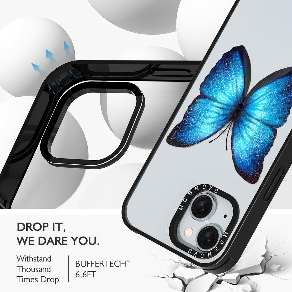 Shimmering Butterfly Phone Case - iPhone 15 Plus Case - MOSNOVO