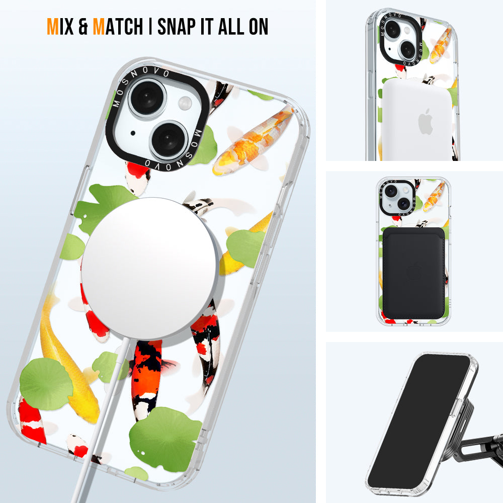 Koi Phone Case - iPhone 15 Plus Case - MOSNOVO