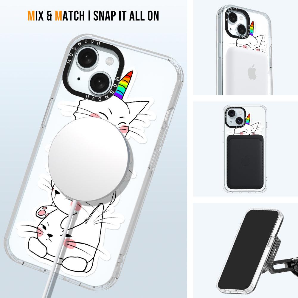 Squishcat Phone Case - iPhone 15 Case - MOSNOVO