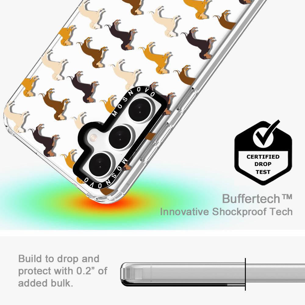 Cute Dachshund Phone Case - Samsung Galaxy S23 FE Case