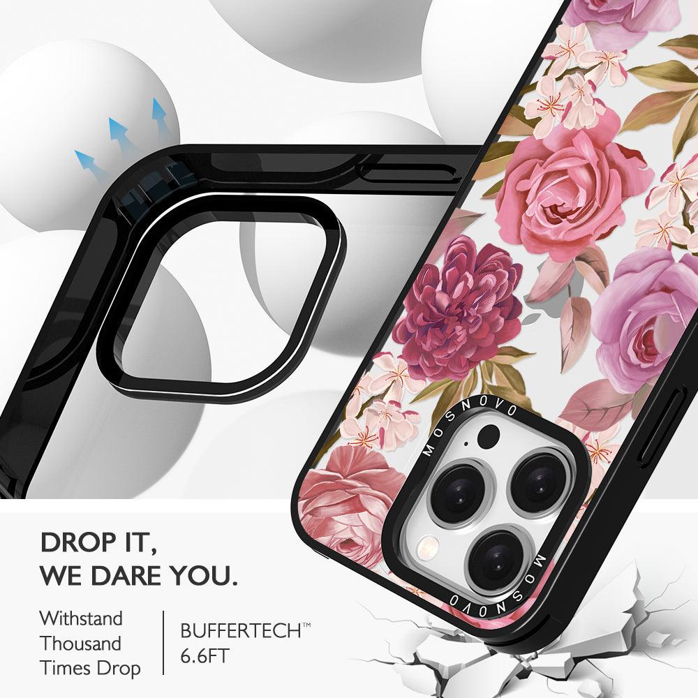 Blossom Flowe Floral Phone Case - iPhone 15 Pro Case - MOSNOVO