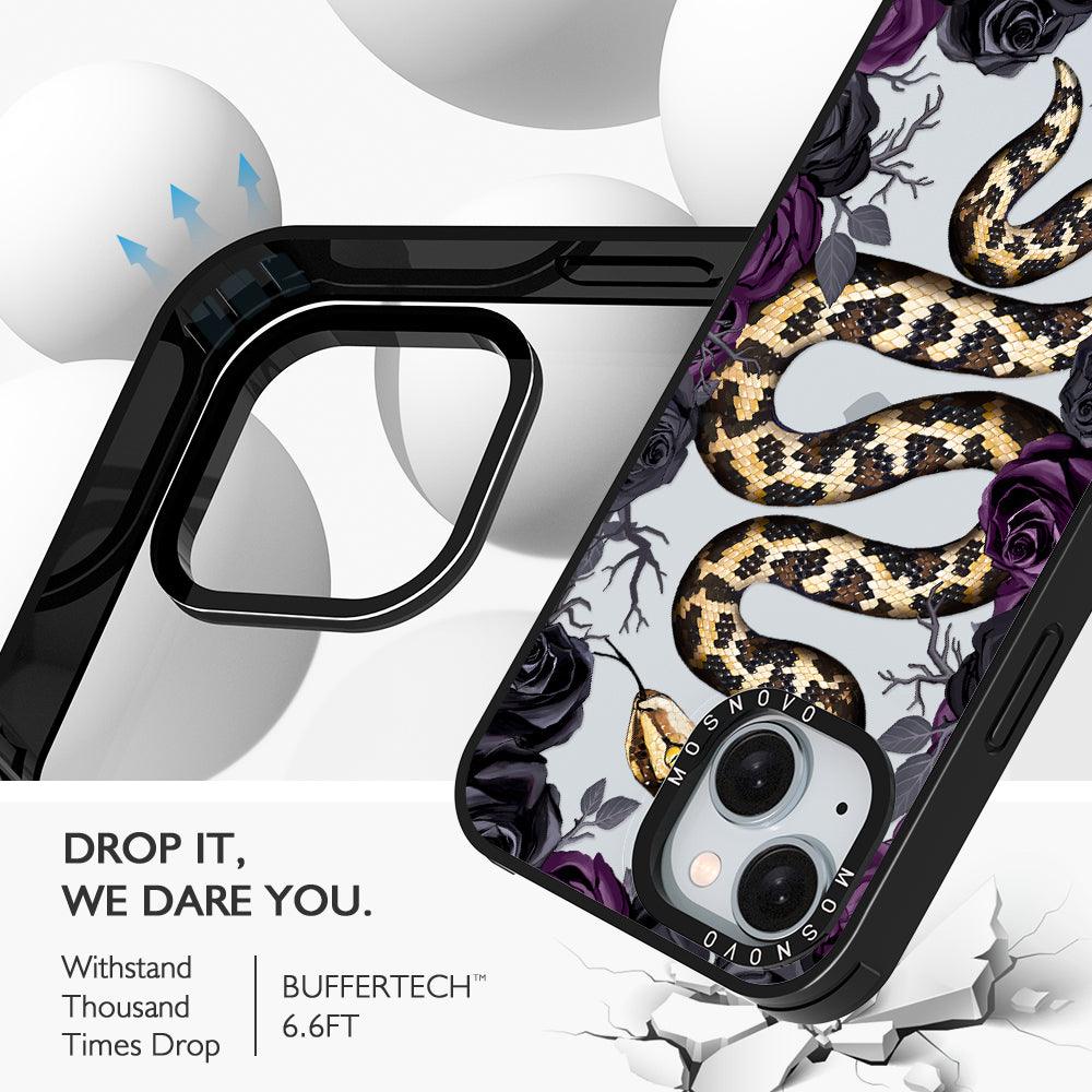 Secret Snake Garden Phone Case - iPhone 15 Case - MOSNOVO