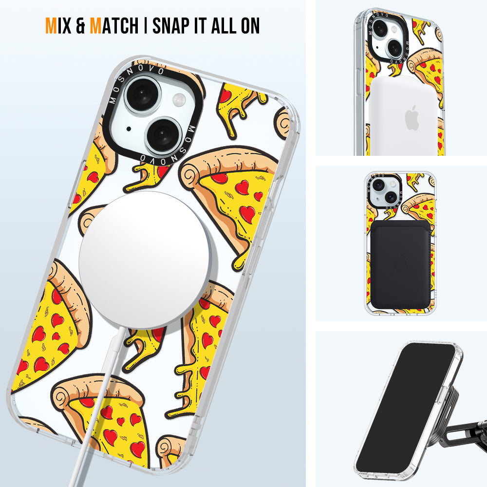 Pizza Phone Case - iPhone 15 Case - MOSNOVO